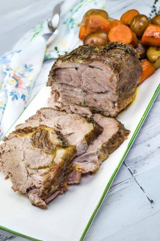 Slow Cooker Herb-Crusted Pork Roast