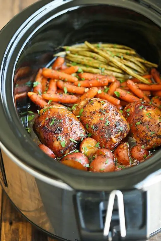 Slow Cooker Honey Garlic Chicken