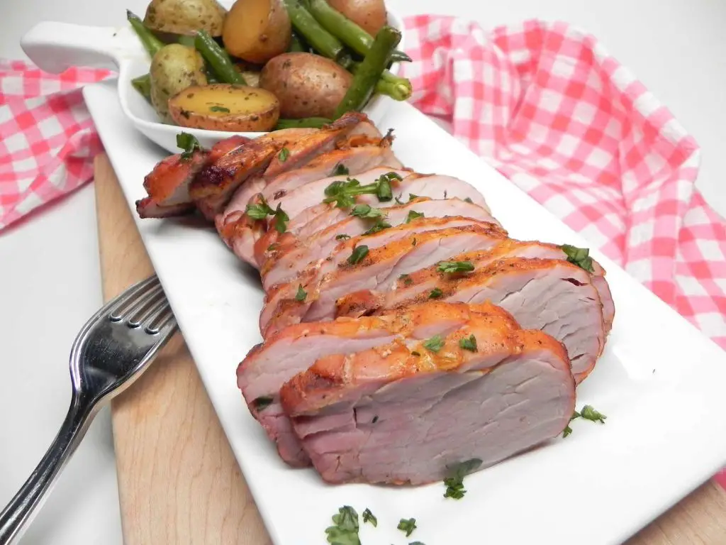 Slow Cooker Honey Garlic Pork Loin