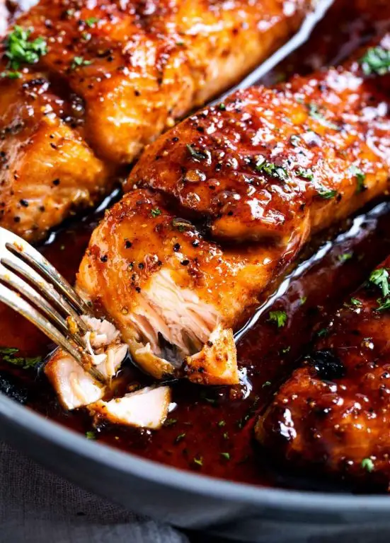 Slow Cooker Honey Garlic Salmon