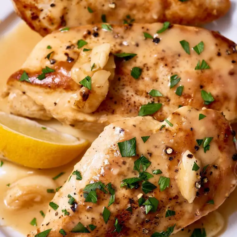 Slow Cooker Lemon Garlic Chicken