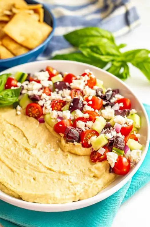 Slow Cooker Mediterranean Hummus Dip