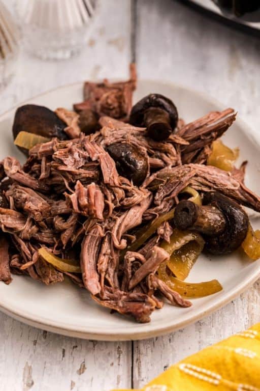 Slow Cooker Roast Beef with Horseradish Sauce
