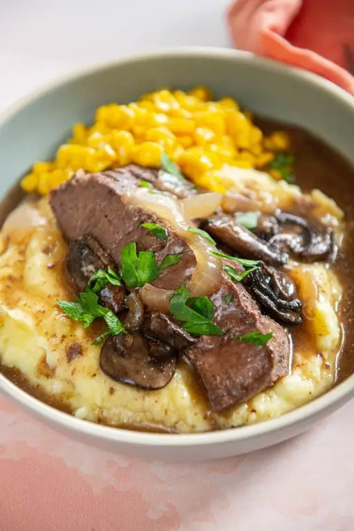 Slow Cooker Round Steak and Sweet Potatoes