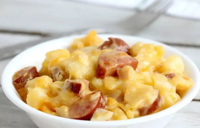 Slow Cooker Sausage and Potato Casserole