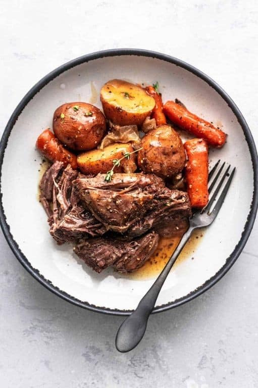 Slow Cooker Spiced Roast Beef with Root Vegetables