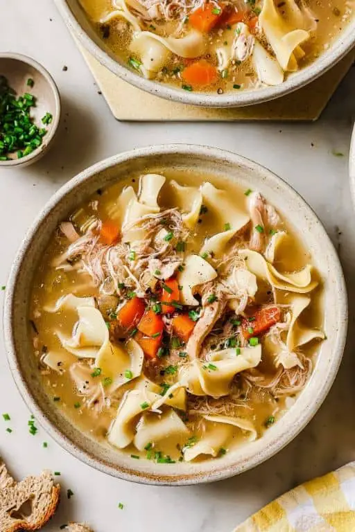 Slow Cooker Spring Herb Chicken Noodle Soup
