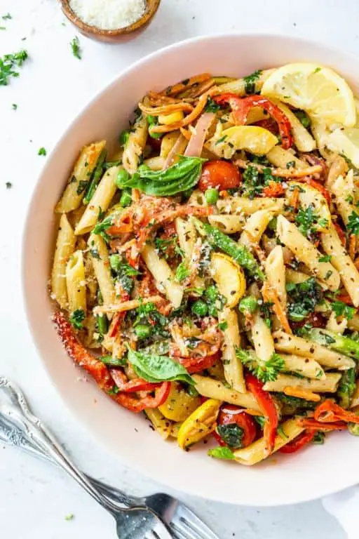 Slow Cooker Spring Pasta Primavera