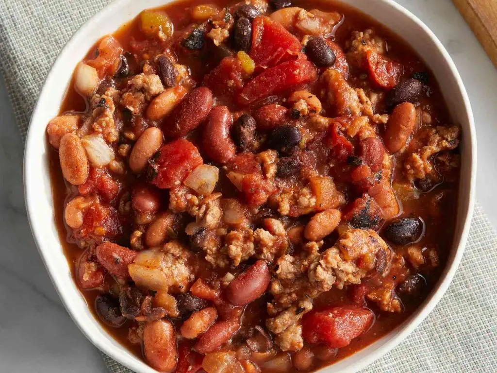 Slow Cooker Three-Bean Chili