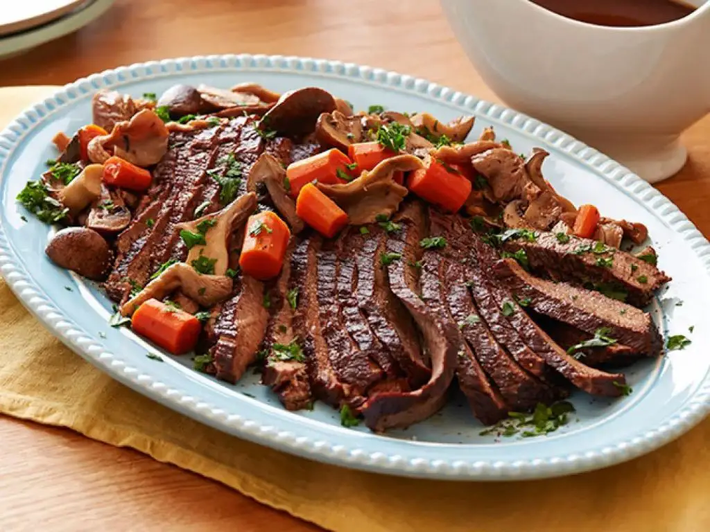 Slow-Cooked Brisket with Gravy
