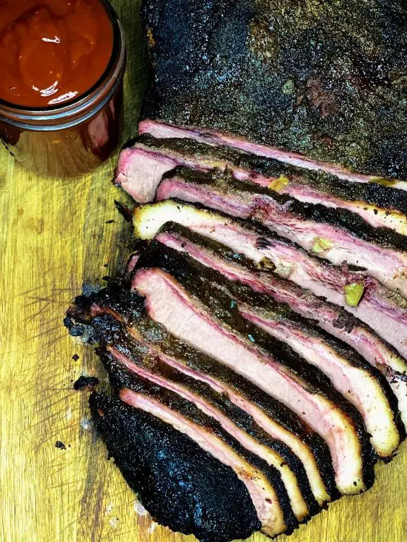 Smoked Brisket with Garlic Rub