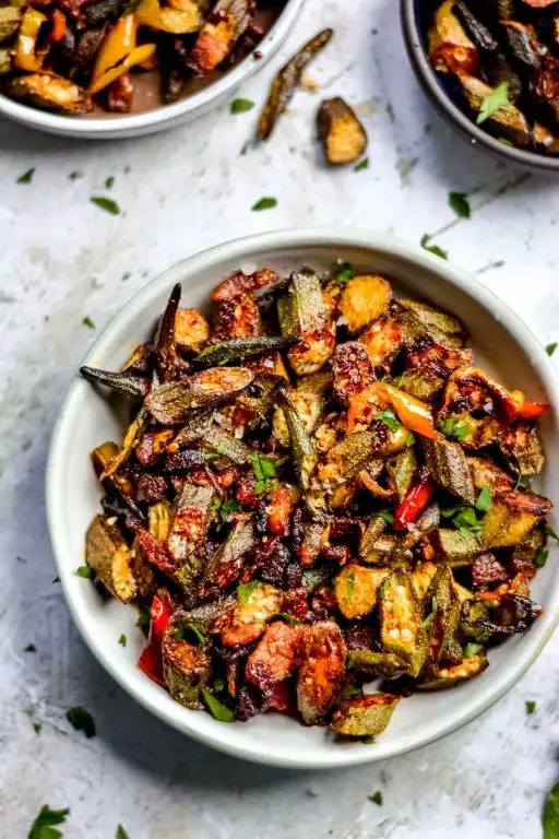 Smoked Cajun Spiced Okra