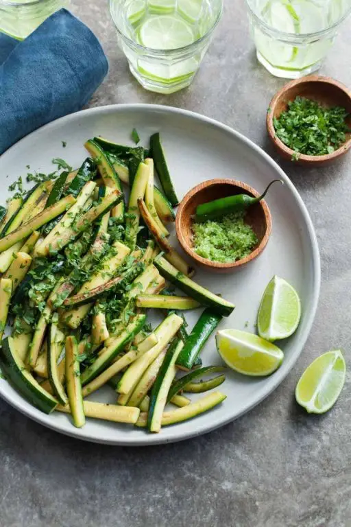 Smoked Chili Lime Zucchini