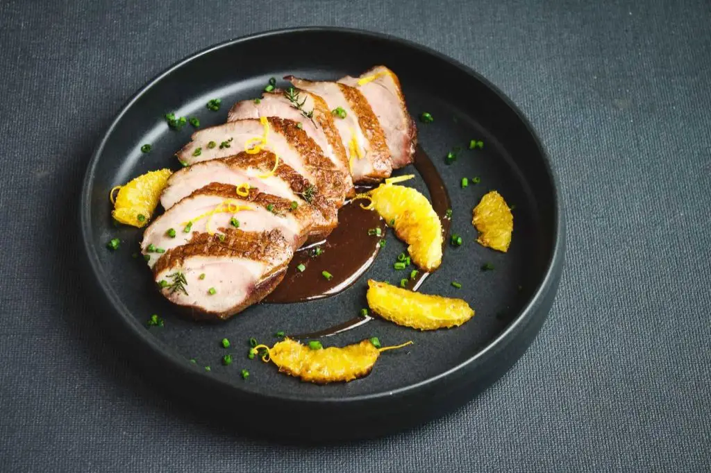 Smoked Duck Breast with Orange Marmalade