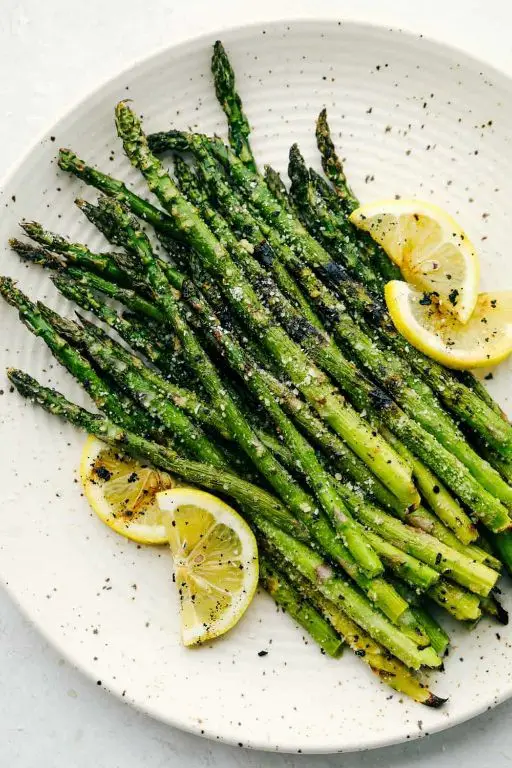 Smoked Garlic Parmesan Asparagus