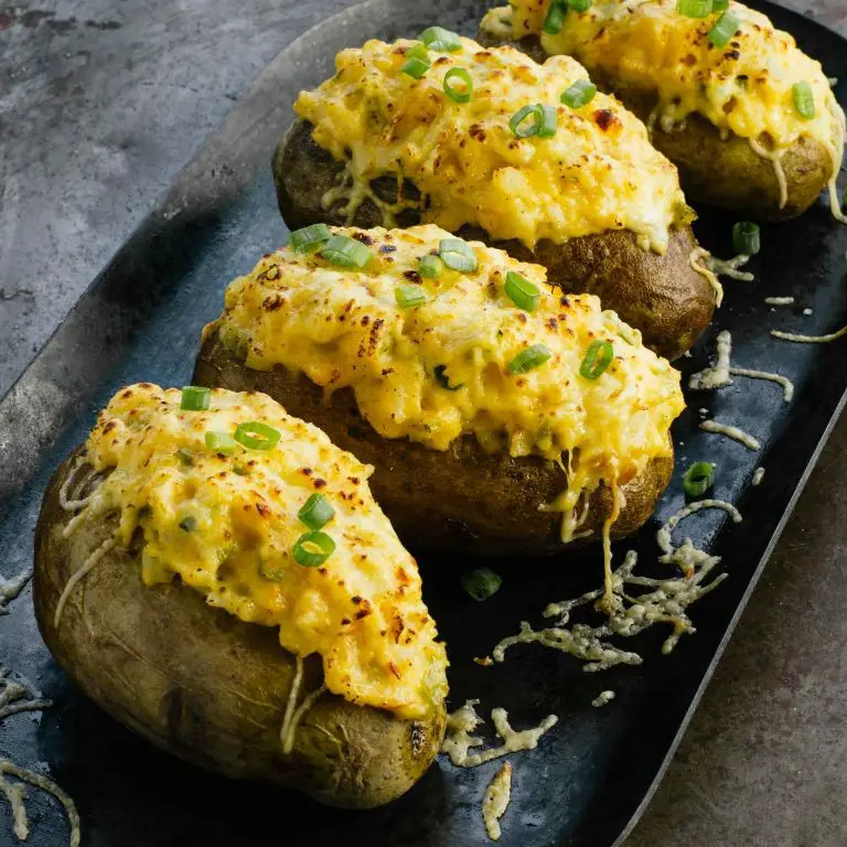 Smoked Gouda and Chive Twice Baked Potatoes