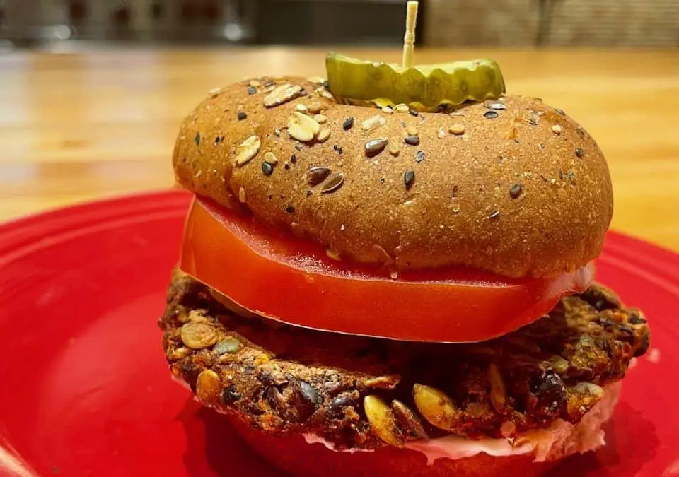 Smoked Paprika Spiced Black Bean Burgers