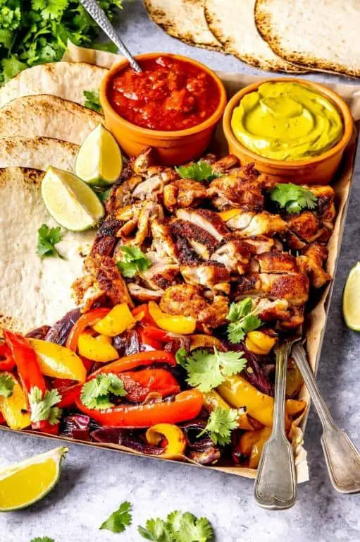 Smoked Paprika Spiced Chicken Fajitas