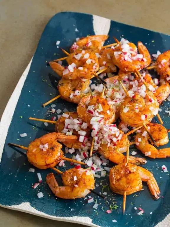 Smoked Paprika and Garlic Shrimp Skewers