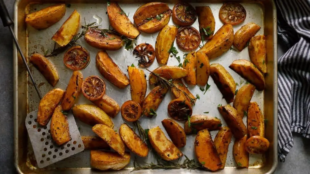 Smoked Paprika and Lemon Roasted Potatoes