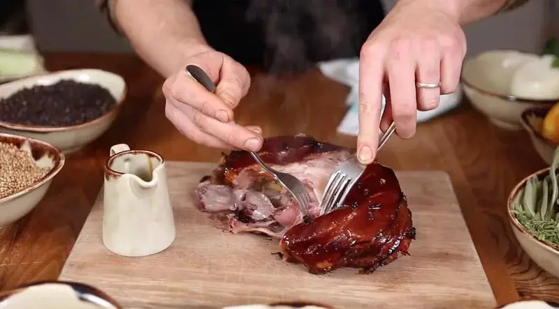 Smoked Pork Hock with Apple Cider Glaze