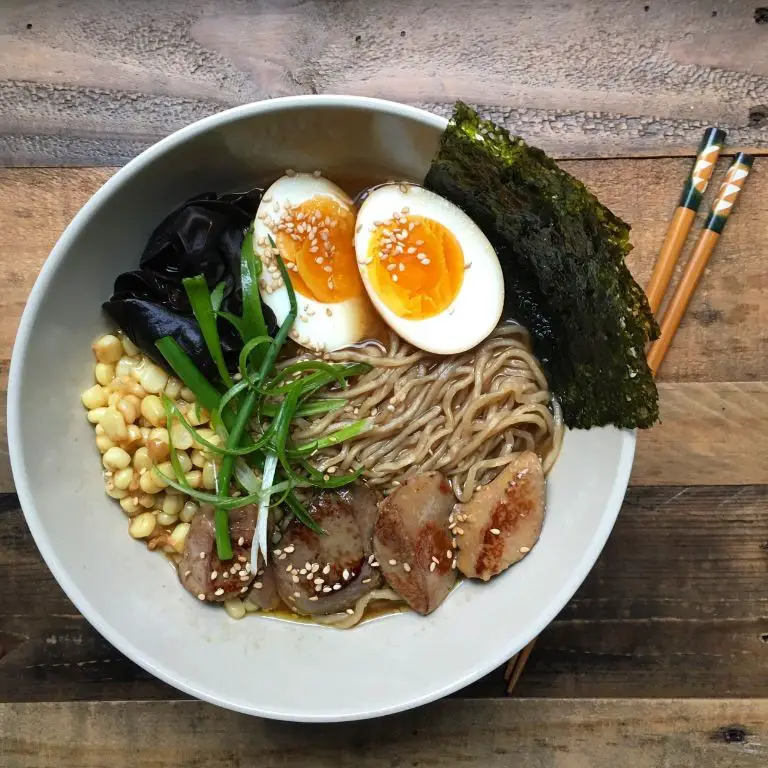 Smoked Pork Ramen with Corn