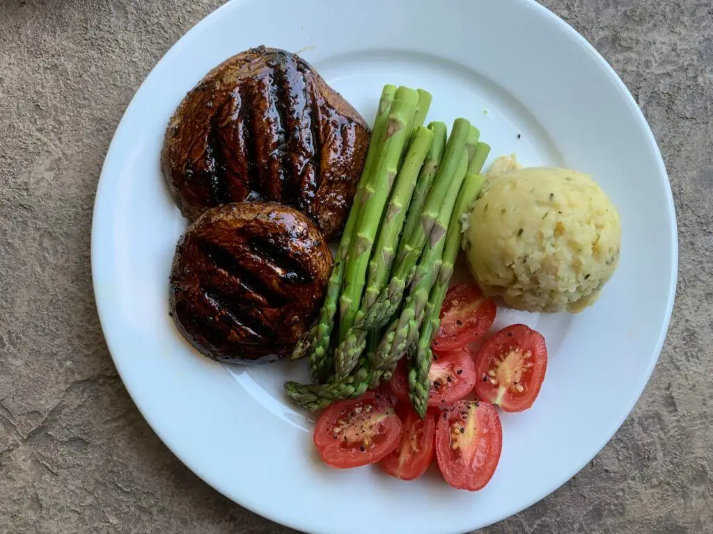 Smoked Portobello Mushrooms with Balsamic