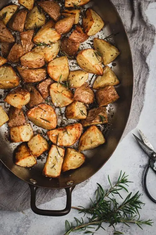 Smoked Rosemary Garlic Potatoes