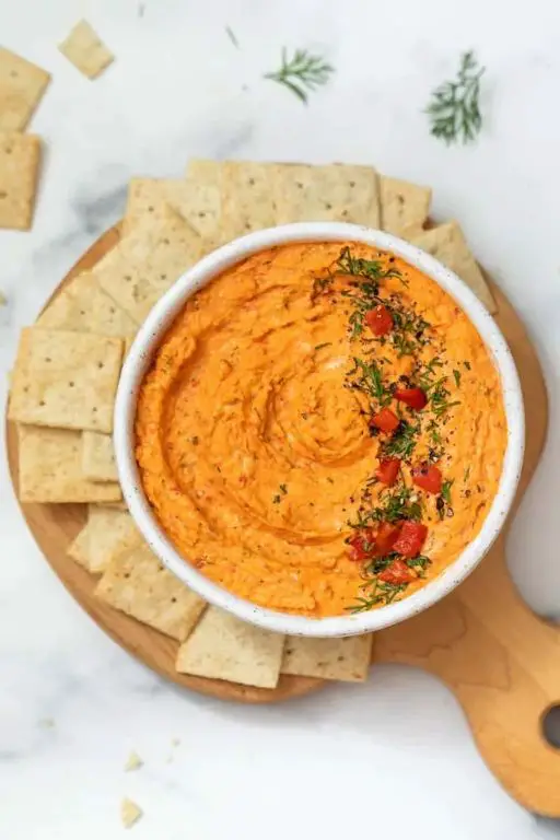 Smoked Salmon Dip with Roasted Red Peppers
