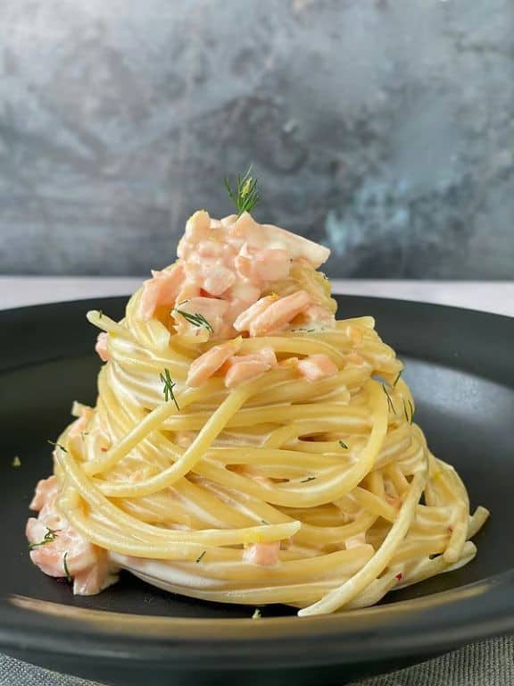 Smoked Salmon Mascarpone Pasta