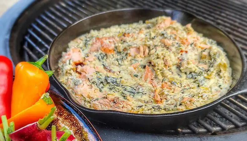 Smoked Salmon and Artichoke Dip