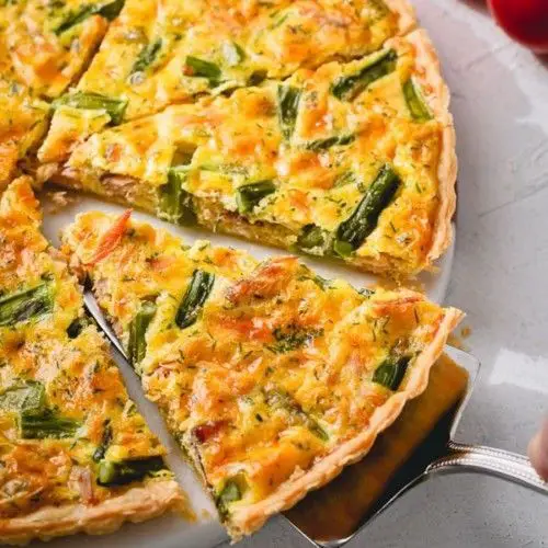 Smoked Salmon and Dill Quiche