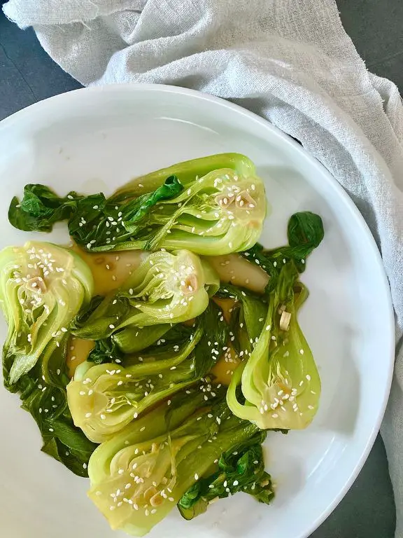 Smoked Soy Ginger Bok Choy