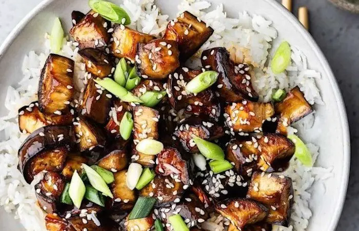Smoked Teriyaki Eggplant
