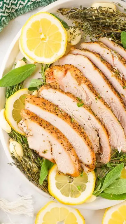 Smoked Turkey Breast with Herb Seasoning