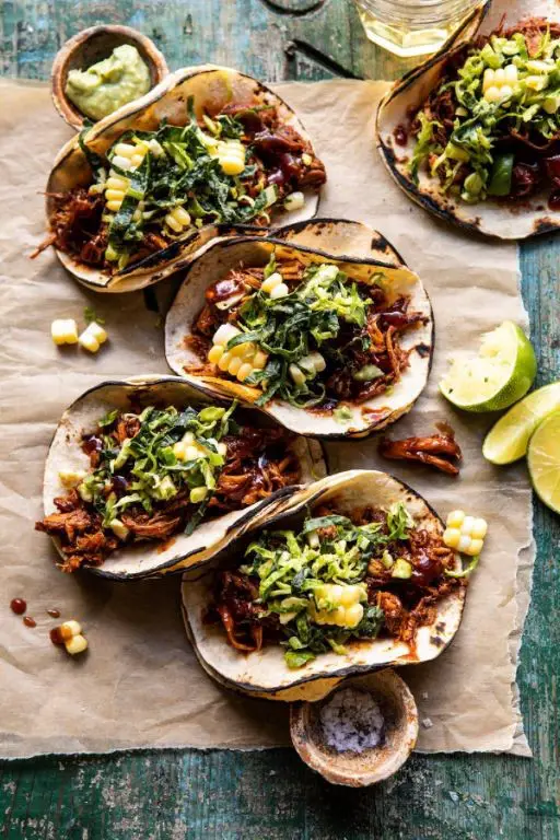 Smoky BBQ Shredded Chicken Tacos