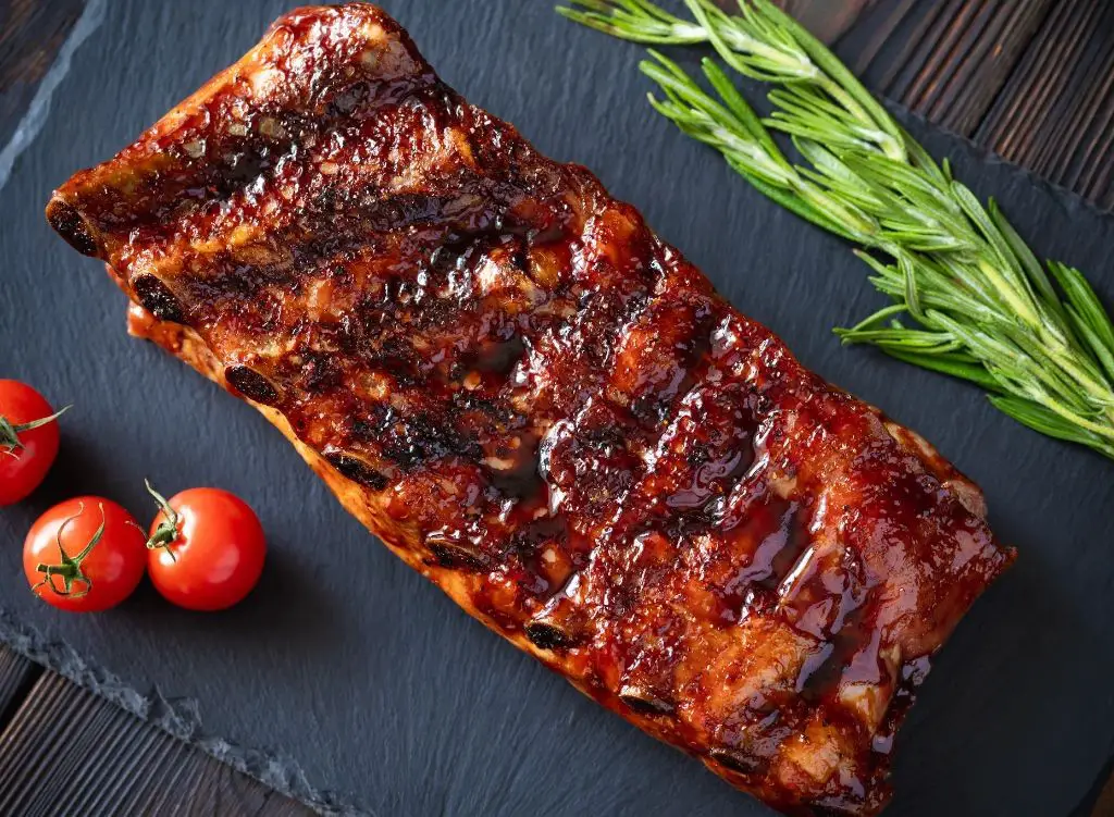 Smoky Bourbon Spare Ribs