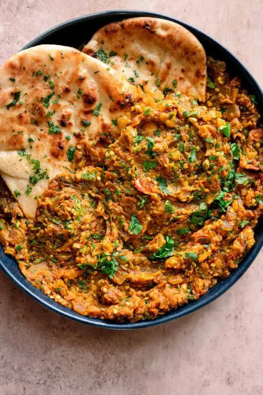 Smoky Chickpea and Eggplant Bharta