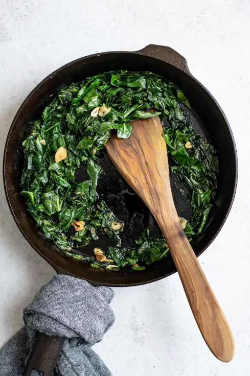 Smoky Collard Greens with Liquid Smoke