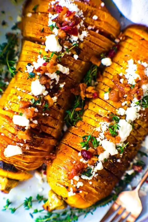 Smoky Paprika Hasselback Butternut Squash