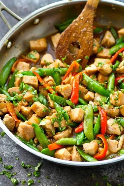 Snap Pea and Chicken Stir-Fry