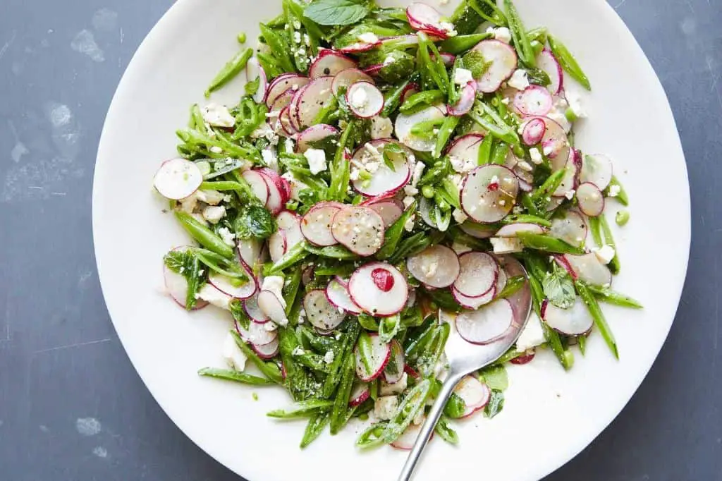 Snap Pea and Radish Slaw