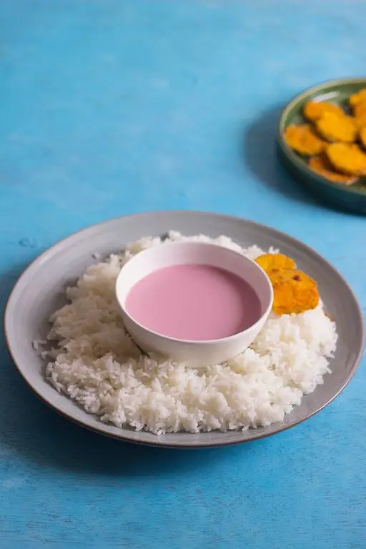 Sol Kadhi with Steamed Rice