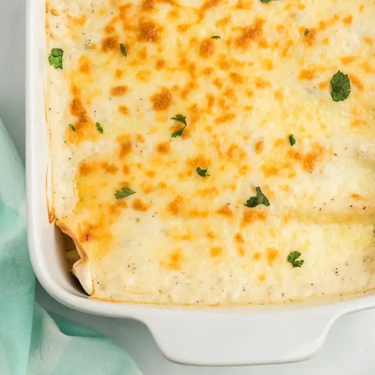 Sour Cream Chicken Enchiladas