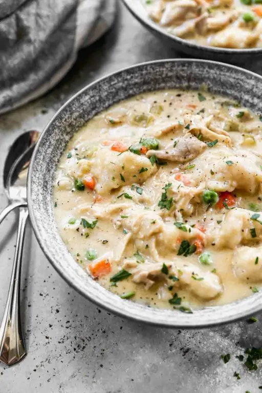 Sour Cream Chicken and Dumplings