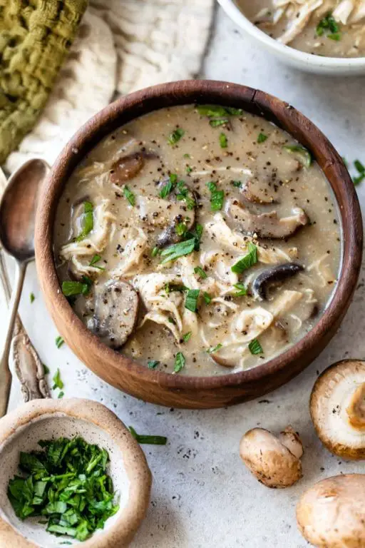 Sour Cream Chicken and Mushroom Soup