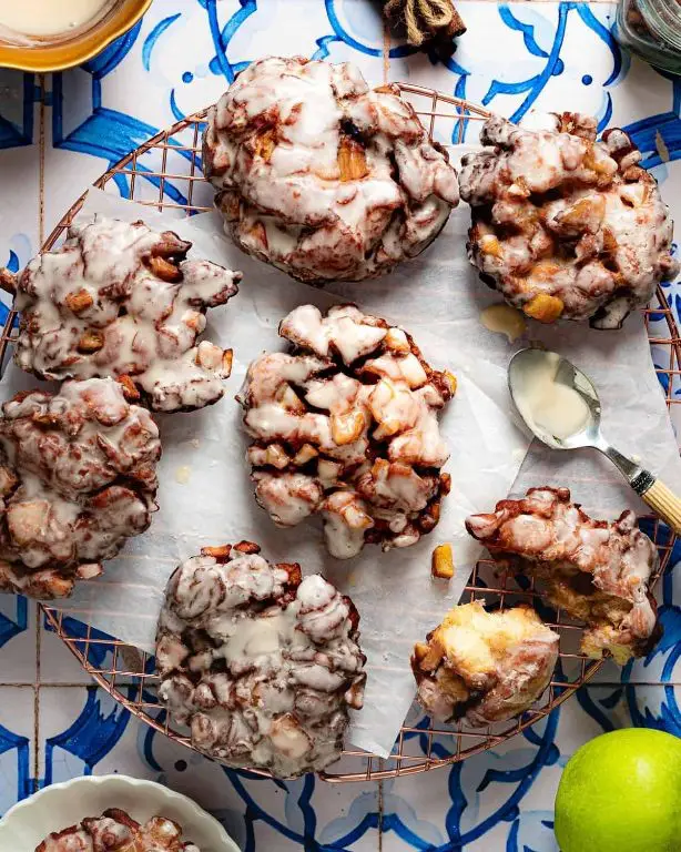 Sourdough Discard Apple Fritters