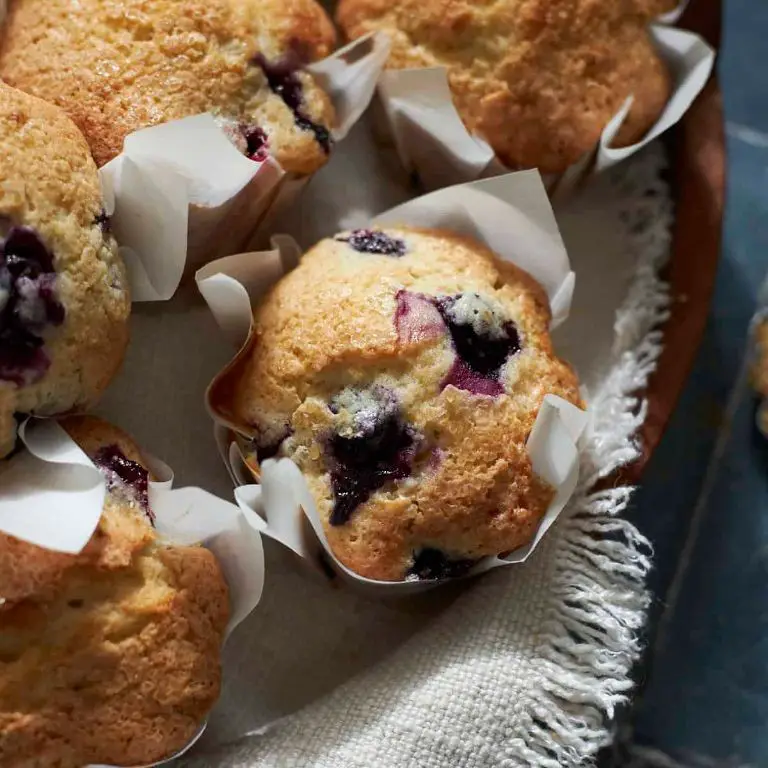 Sourdough Discard Blueberry Muffins
