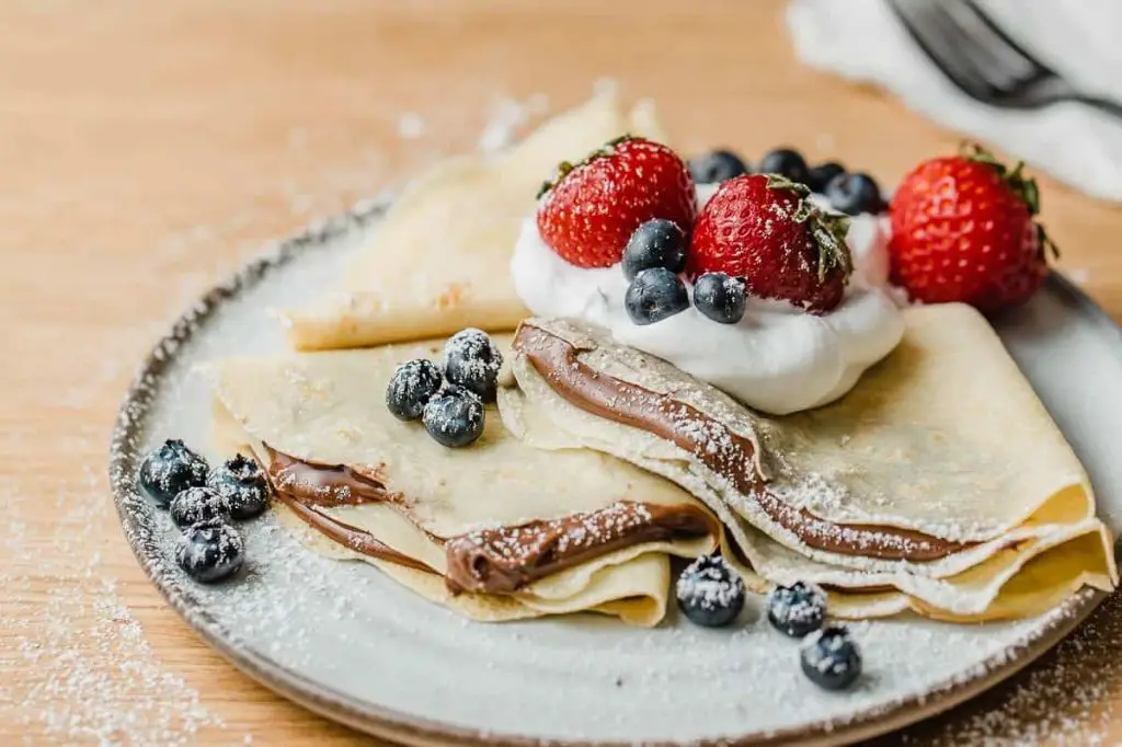 Sourdough Discard Crepes with Nutella