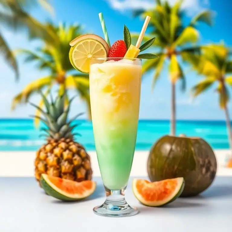 Soursop and Coconut Water Cooler